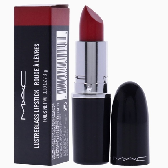 Mac Lustreglass Lipstick In 502 Cockney NIB - Picture 2 of 9
